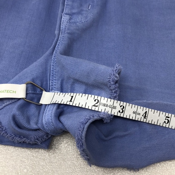 J. Crew Periwinkle High-Rise Garment-Dyed Cutoff Boy Short Size 27 - Picture 5 of 14
